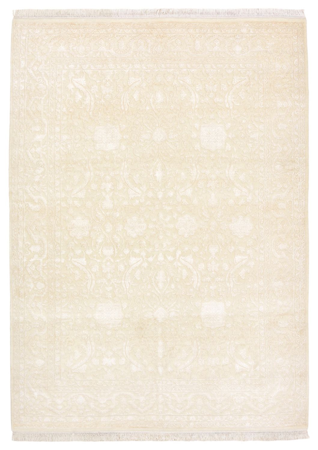 Orientalsk tæppe - 240 x 173 cm - creme