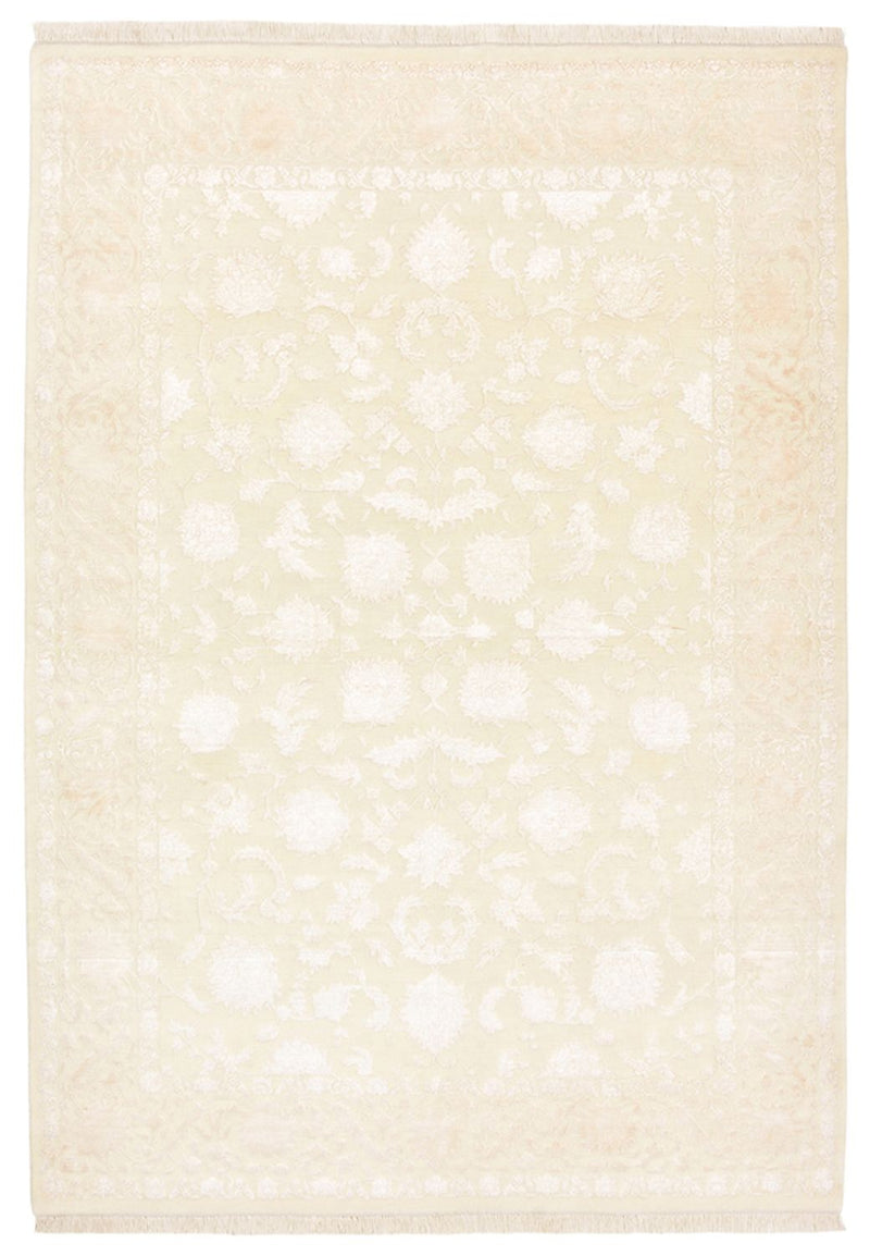 Orientalsk tæppe - 242 x 170 cm - lys beige