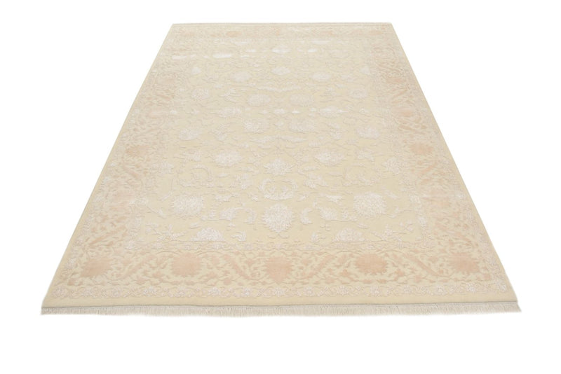 Orientalsk tæppe - 242 x 170 cm - lys beige