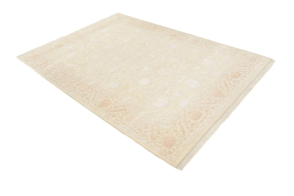 Orientalsk tæppe - 242 x 170 cm - lys beige