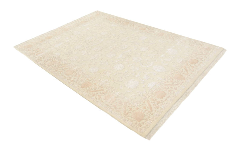 Orientalsk tæppe - 242 x 170 cm - lys beige