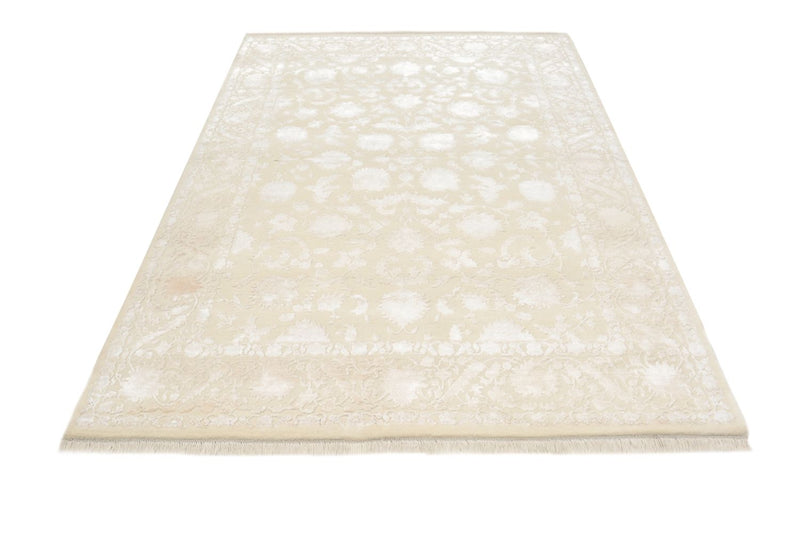 Orientalsk tæppe - 242 x 170 cm - lys beige