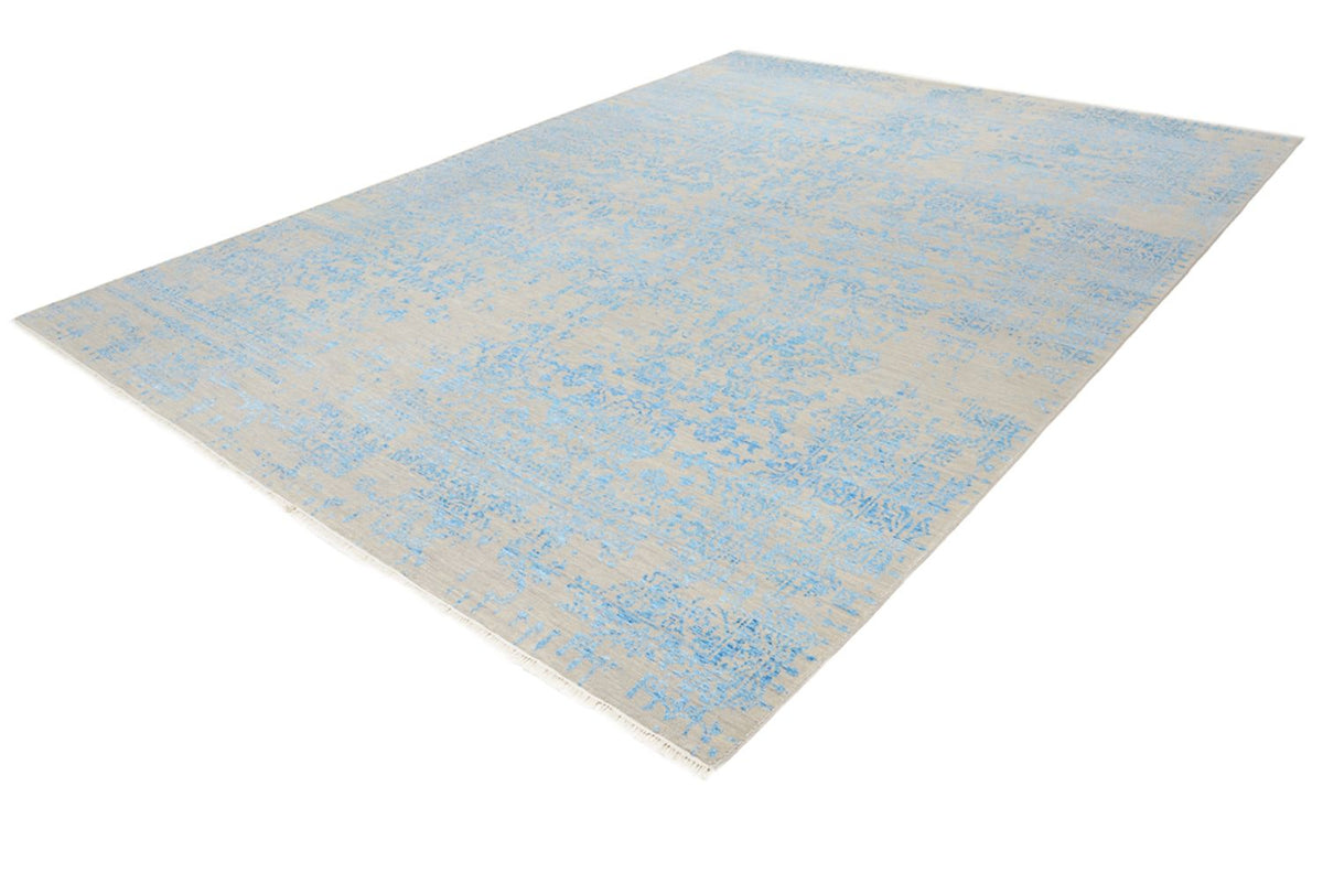 Designer tæppe - 308 x 246 cm - blå