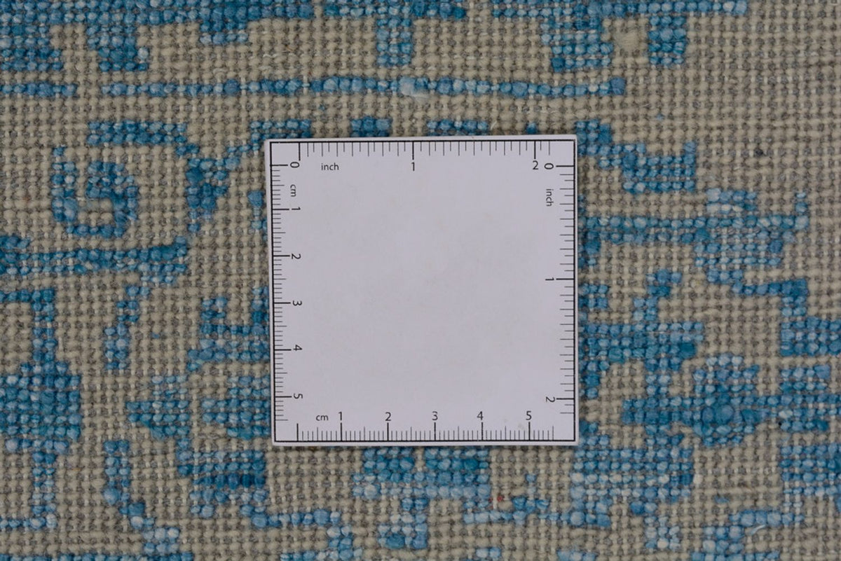 Designer tæppe - 308 x 246 cm - blå