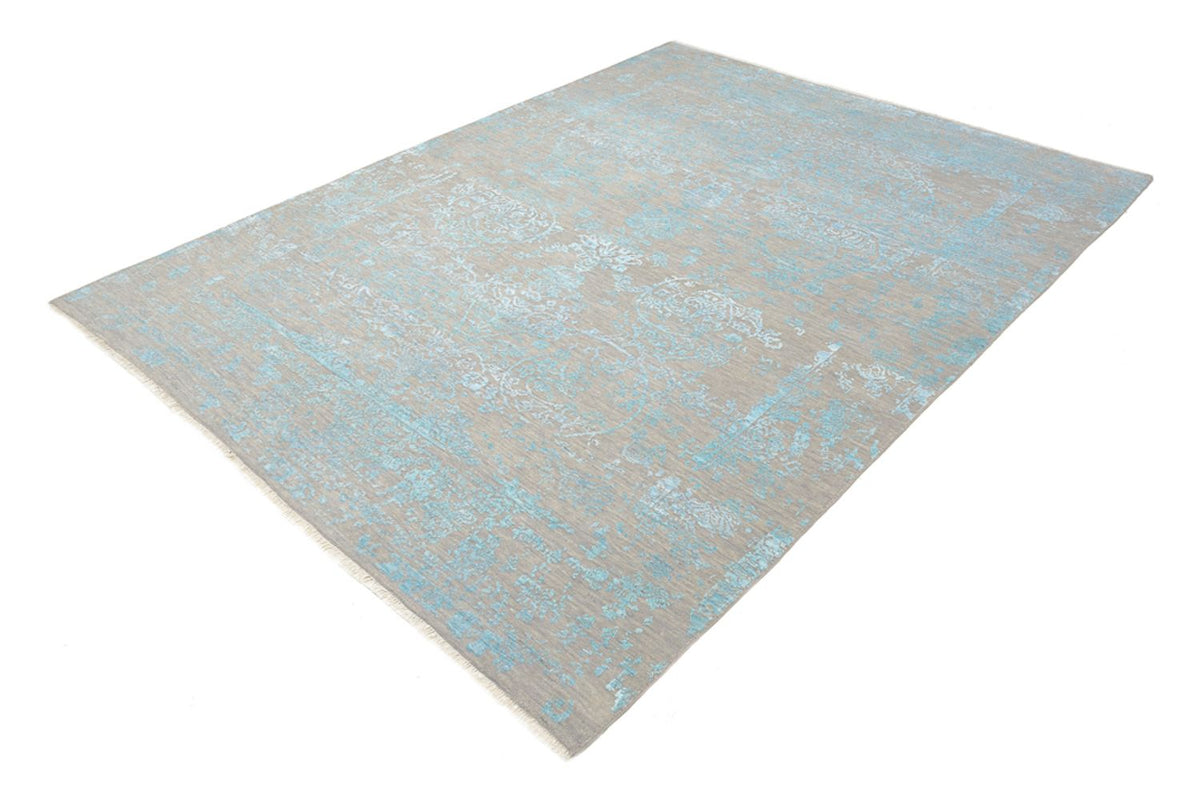 Designer tæppe - 401 x 307 cm - lyseblå