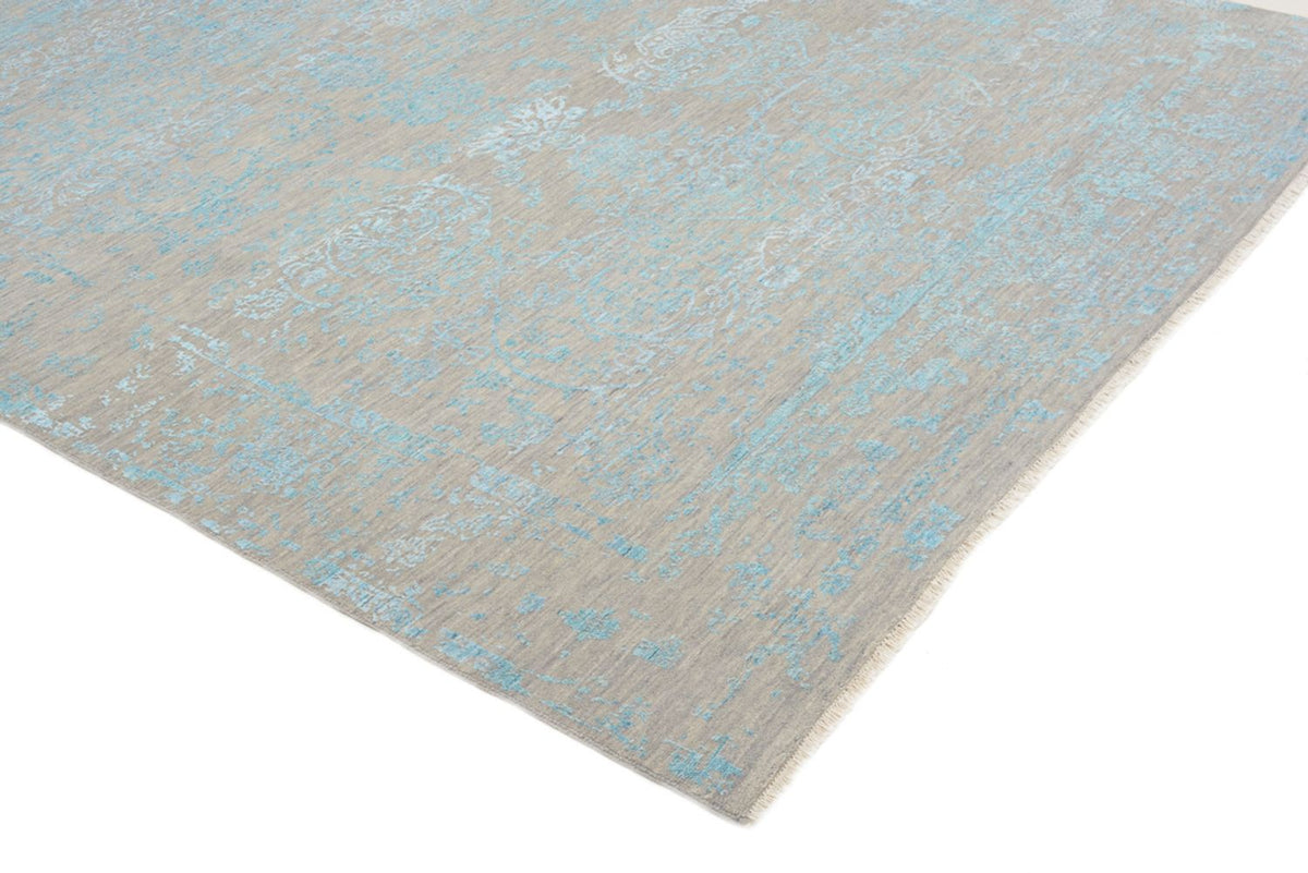 Designer tæppe - 401 x 307 cm - lyseblå
