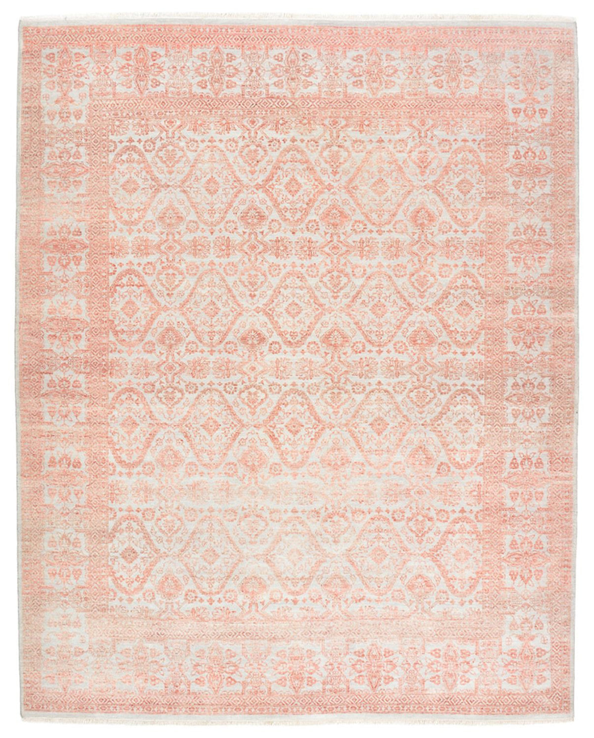 Designer tæppe - 308 x 249 cm - lysrød