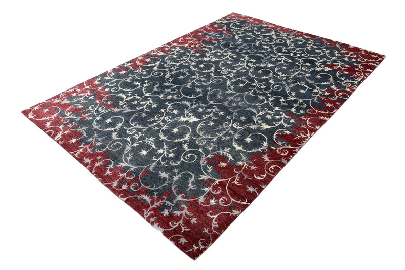 Designer tæppe - 242 x 171 cm - mørkegrå