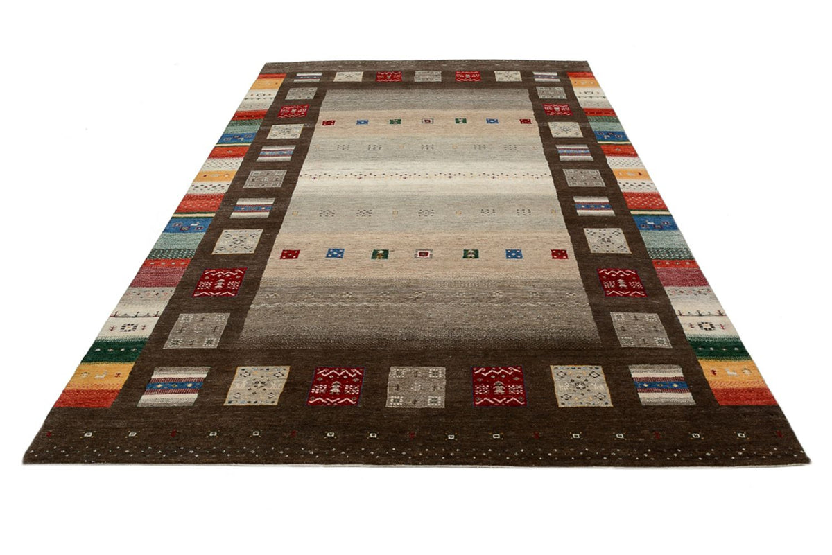 Gabbeh-tæppe - Loribaft Indus - 308 x 203 cm - flerfarvet