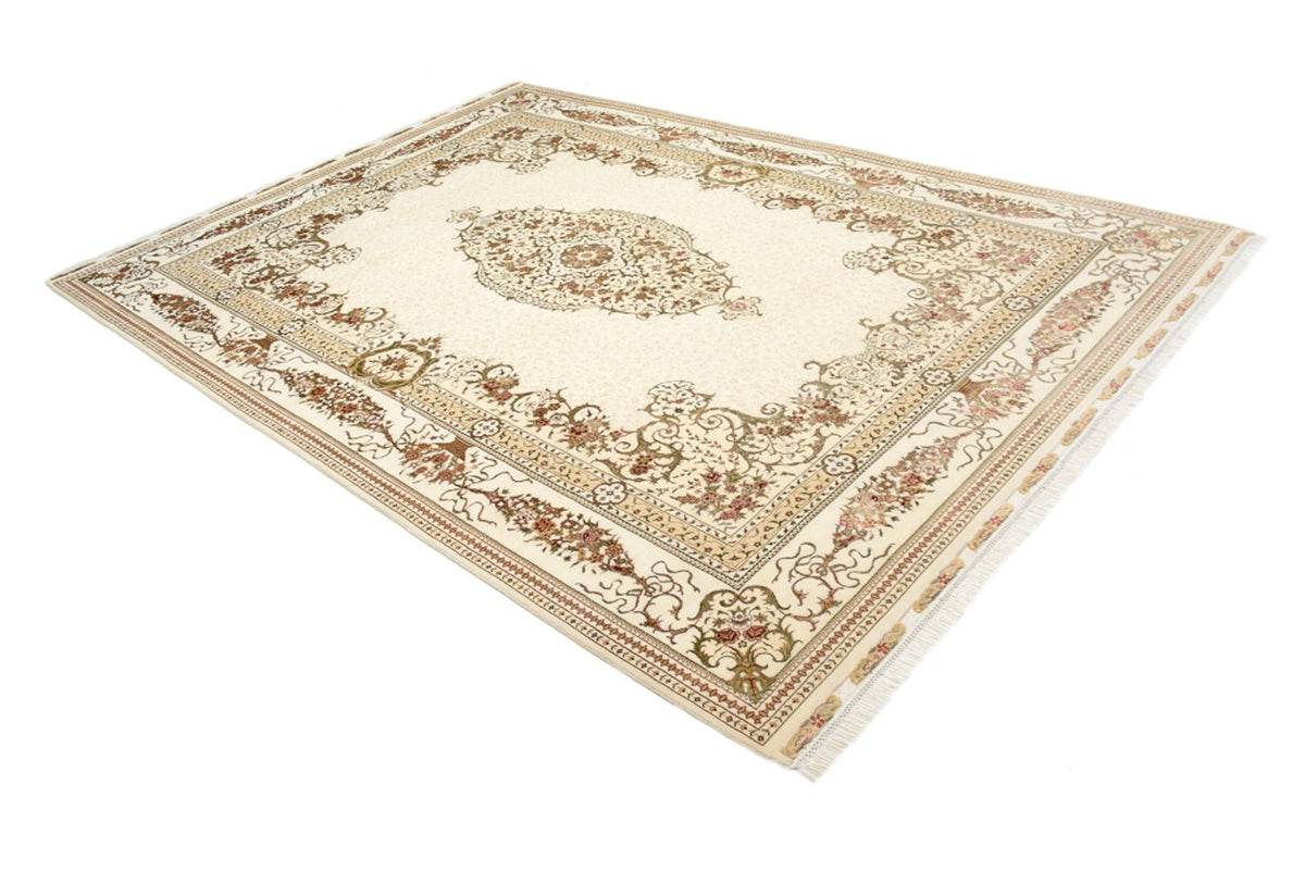 Orientalsk tæppe - Tabriz - 304 x 209 cm - creme