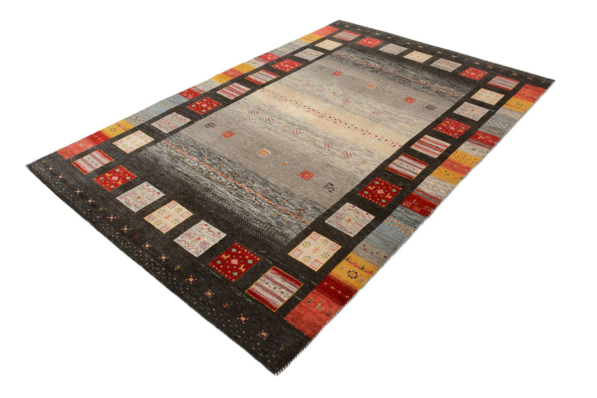 Gabbeh-tæppe - Loribaft Indus - 251 x 173 cm - flerfarvet