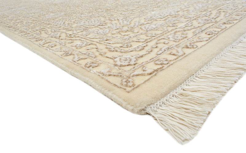 Orientalsk tæppe - 249 x 208 cm - lys beige