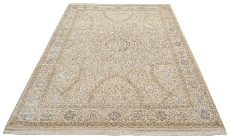 Orientalsk tæppe - 293 x 222 cm - mørk beige