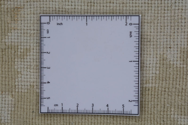 Orientalsk tæppe firkantet  - 206 x 205 cm - lys beige