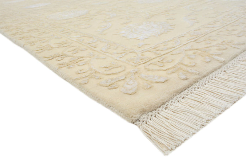 Orientalsk tæppe - 253 x 207 cm - lys beige