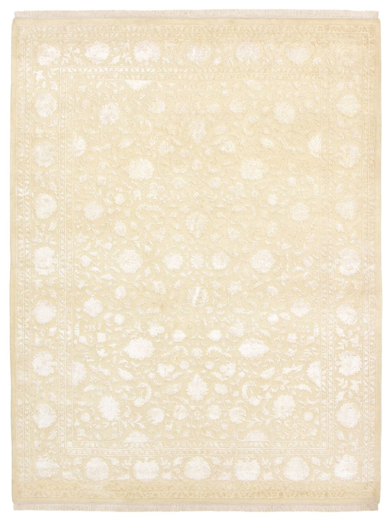 Orientalsk tæppe - 286 x 218 cm - lys beige