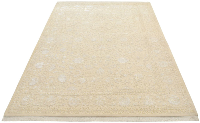Orientalsk tæppe - 286 x 218 cm - lys beige