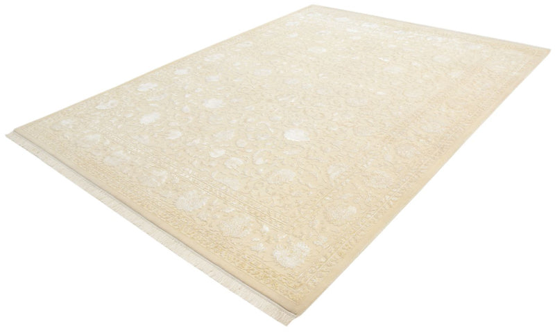 Orientalsk tæppe - 286 x 218 cm - lys beige