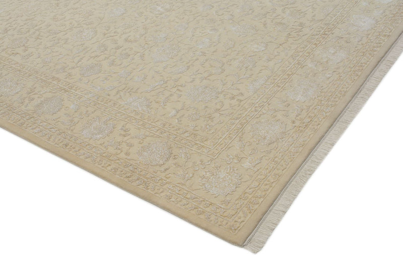 Orientalsk tæppe - 286 x 218 cm - lys beige