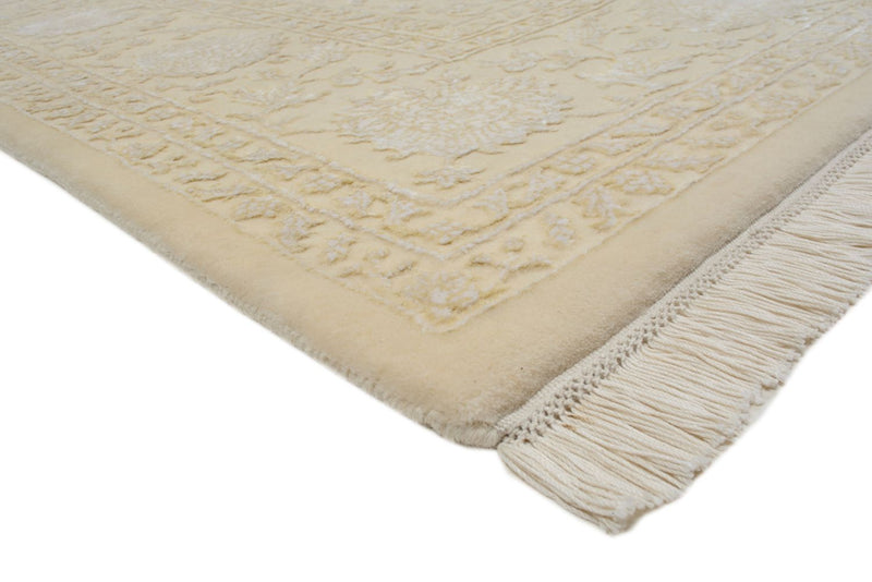 Orientalsk tæppe - 286 x 218 cm - lys beige