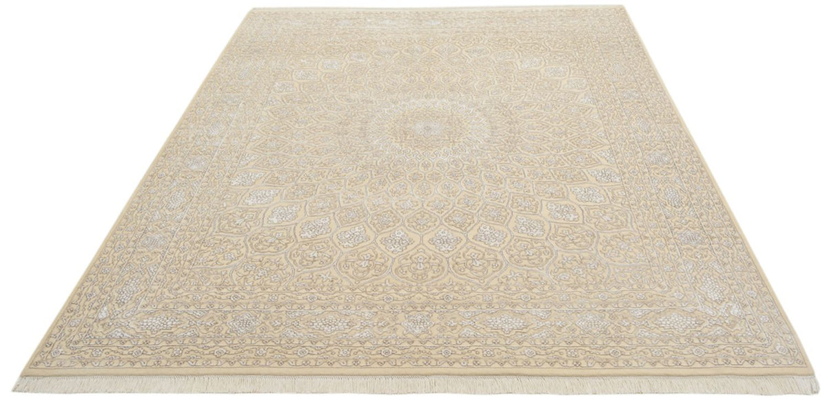 Orientalsk tæppe - 249 x 206 cm - mørk beige