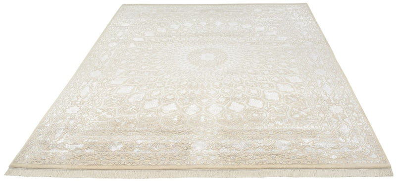 Orientalsk tæppe - 249 x 206 cm - mørk beige
