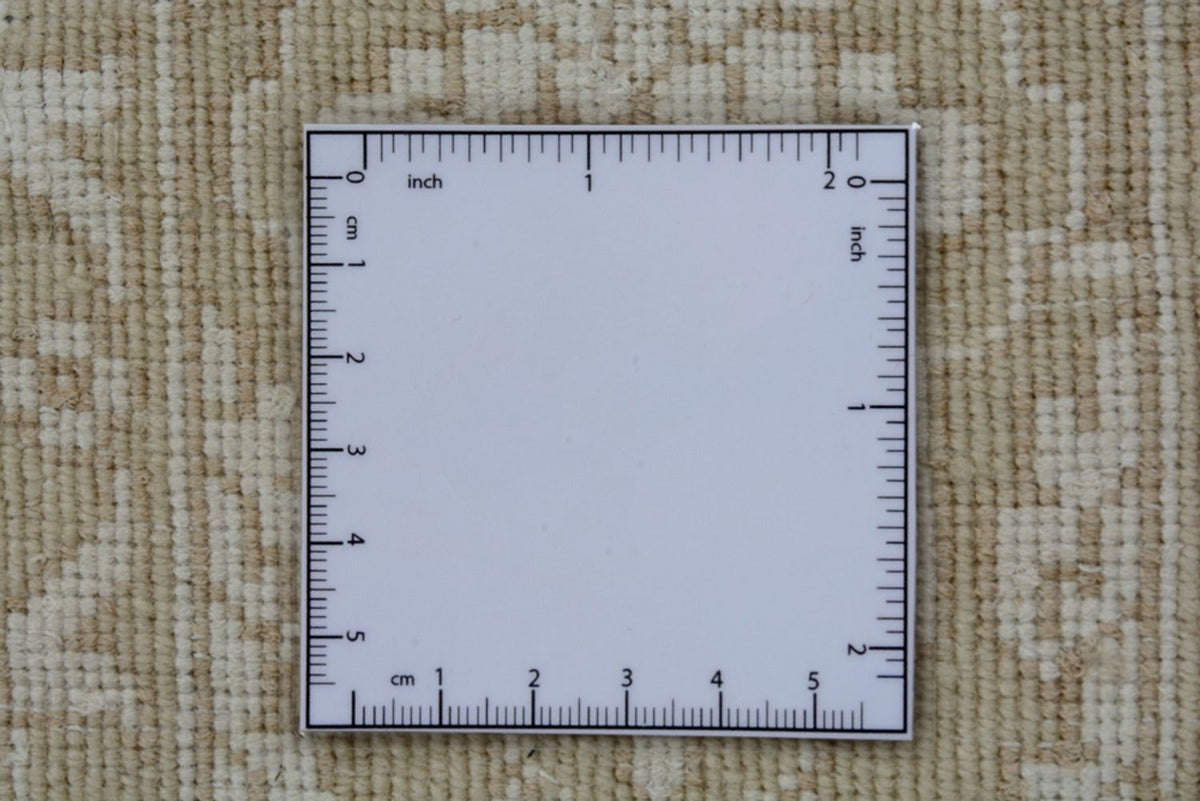 Orientalsk tæppe - 249 x 206 cm - mørk beige