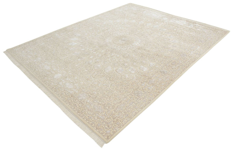 Orientalsk tæppe - 247 x 204 cm - mørk beige
