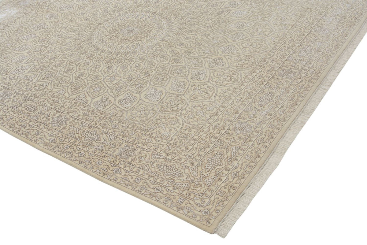 Orientalsk tæppe - 247 x 204 cm - mørk beige