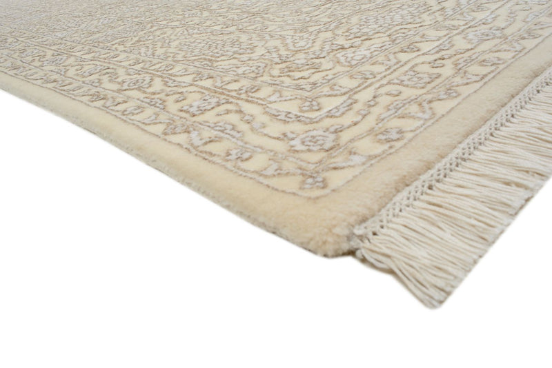 Orientalsk tæppe - 247 x 204 cm - mørk beige