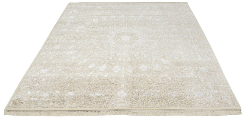 Orientalsk tæppe - 247 x 204 cm - mørk beige