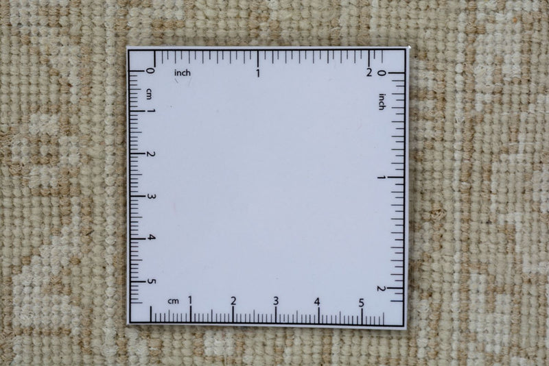 Orientalsk tæppe - 247 x 204 cm - mørk beige