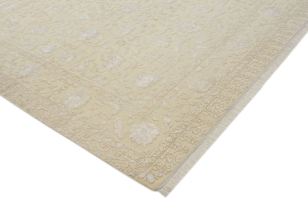 Orientalsk tæppe firkantet  - 255 x 250 cm - lys beige