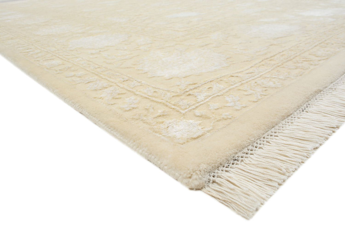 Orientalsk tæppe - 257 x 203 cm - lys beige