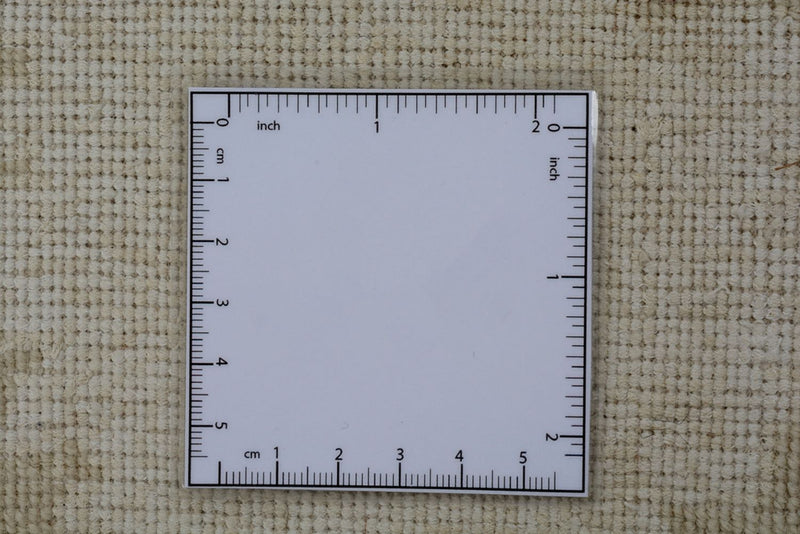 Orientalsk tæppe - 257 x 203 cm - lys beige