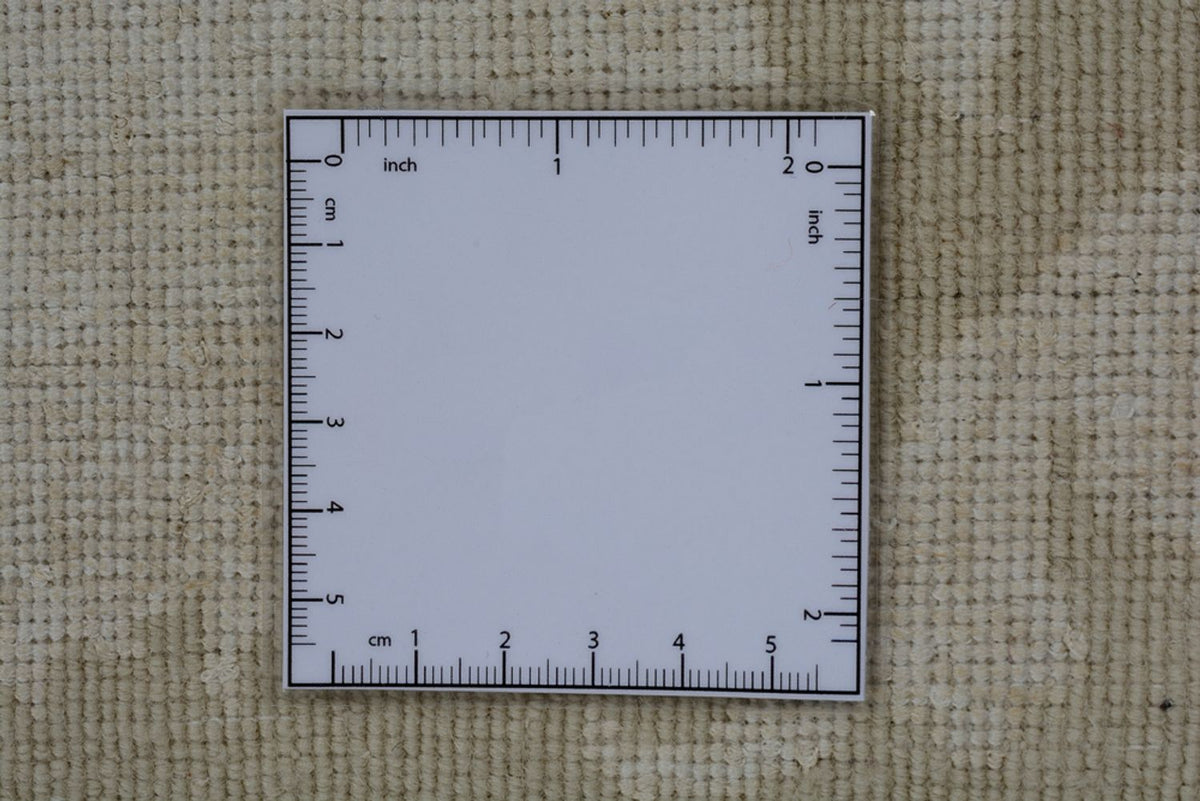 Orientalsk tæppe firkantet  - 204 x 202 cm - lys beige