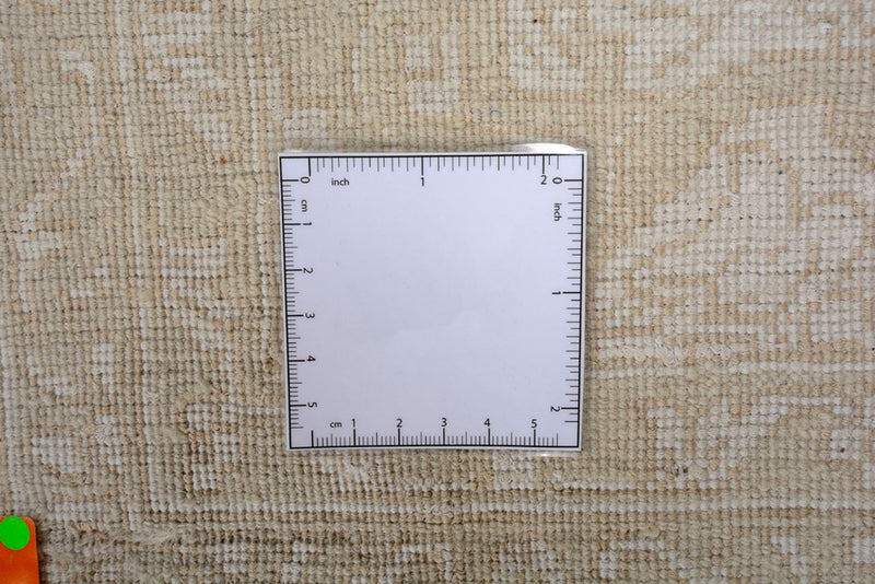 Orientalsk tæppe firkantet  - 304 x 301 cm - mørk beige