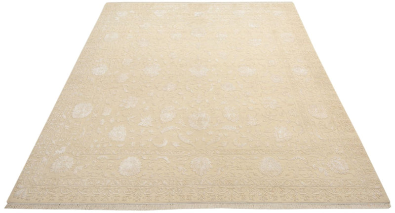 Orientalsk tæppe firkantet  - 309 x 301 cm - lys beige
