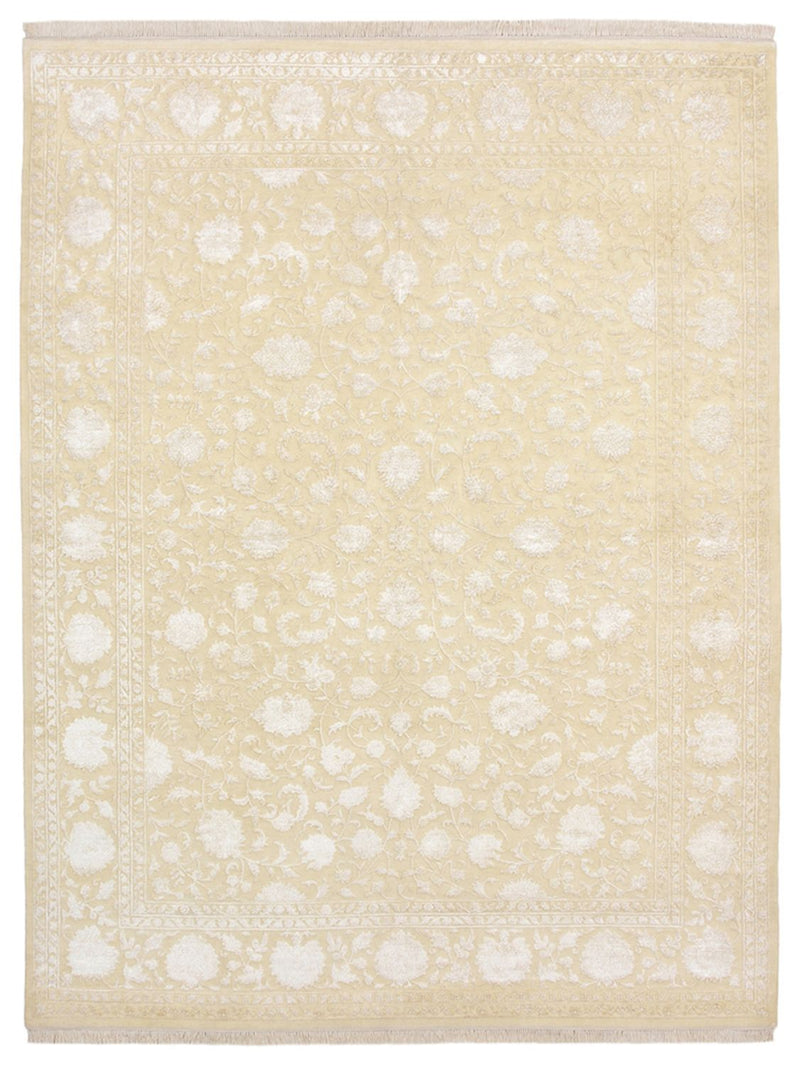 Orientalsk tæppe - 288 x 221 cm - lys beige