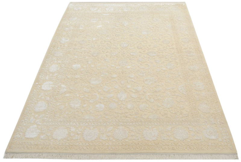 Orientalsk tæppe - 288 x 221 cm - lys beige