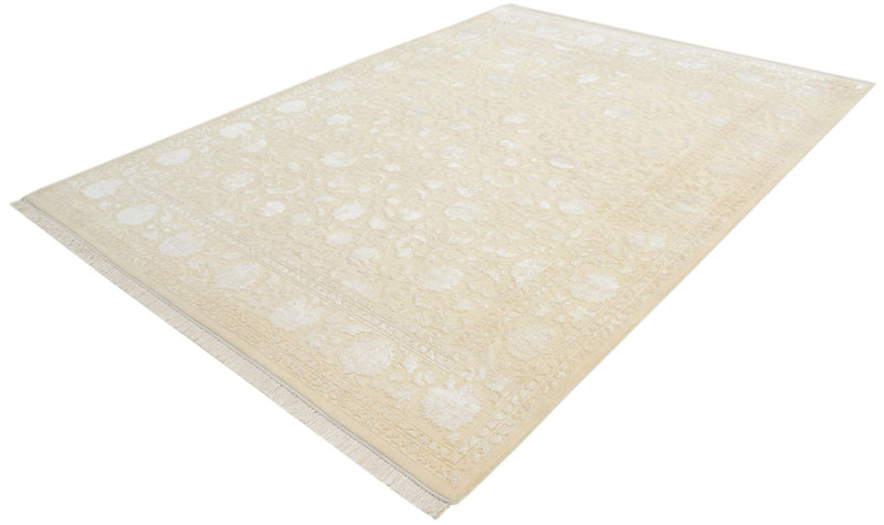 Orientalsk tæppe - 288 x 221 cm - lys beige