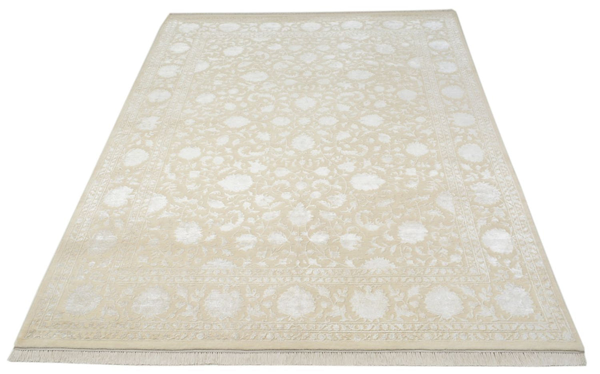 Orientalsk tæppe - 288 x 221 cm - lys beige
