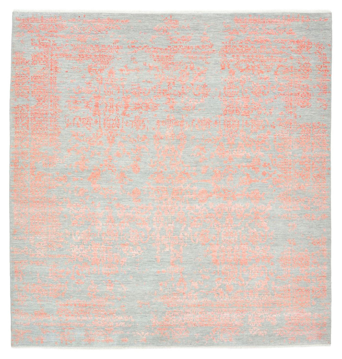 Designer tæppe firkantet  - 255 x 248 cm - orange
