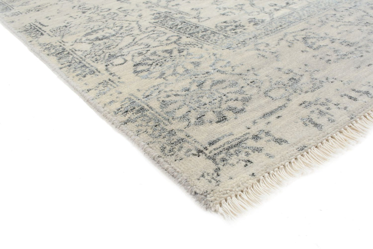 Designer tæppe - 186 x 124 cm - lysegrå