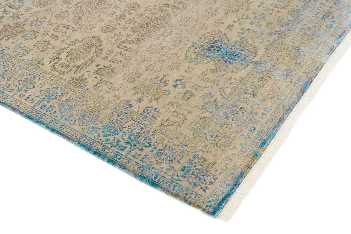 Designer tæppe - 186 x 129 cm - lys beige