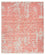 Designer tæppe - 297 x 245 cm - lysrød