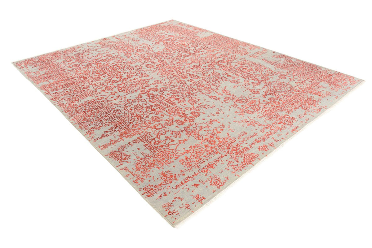 Designer tæppe - 297 x 245 cm - lysrød