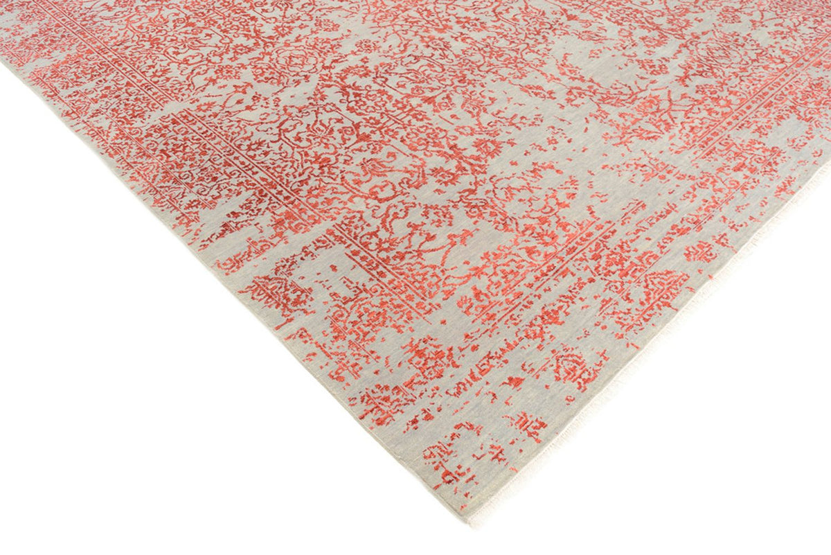 Designer tæppe - 297 x 245 cm - lysrød