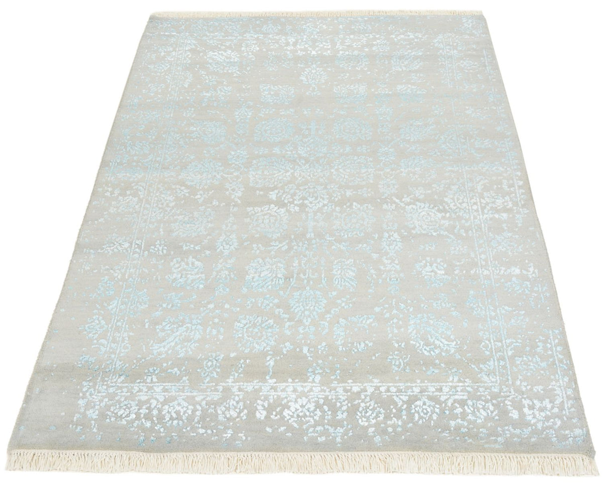Designer tæppe - 151 x 105 cm - lysegrå