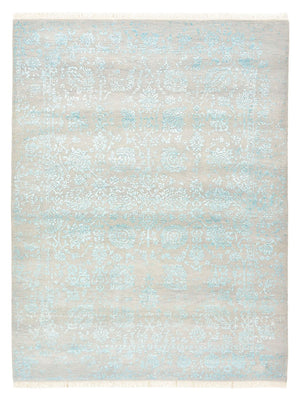 Designer tæppe - 202 x 155 cm - lysegrå